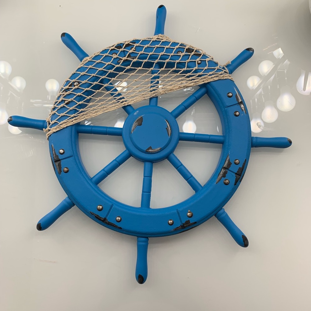 Ship wheel home decor